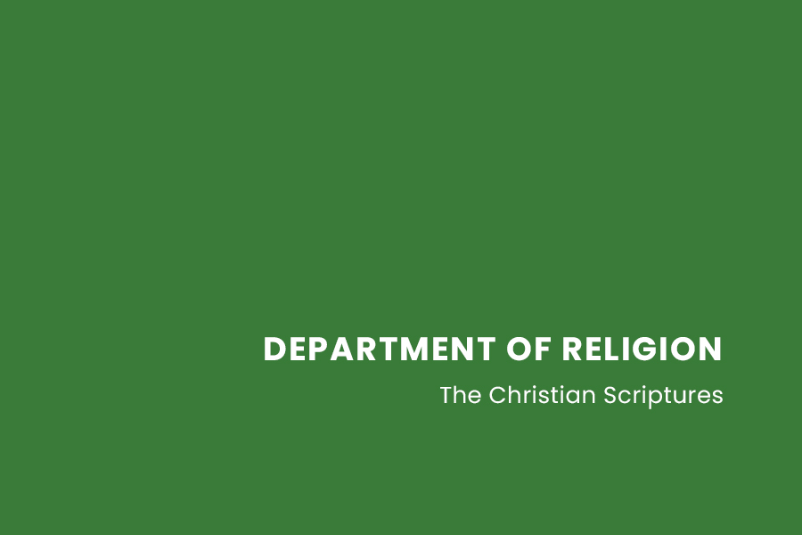 Department of Religion Card