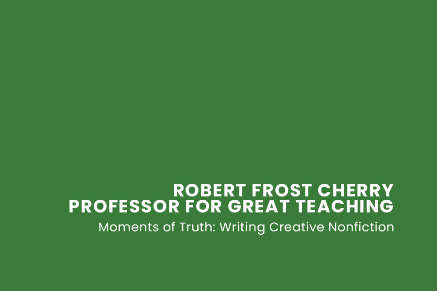 Robert Frost Cherry Professor
