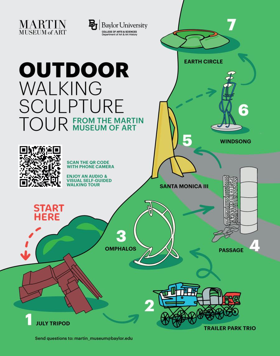 outdoor walking tour signage